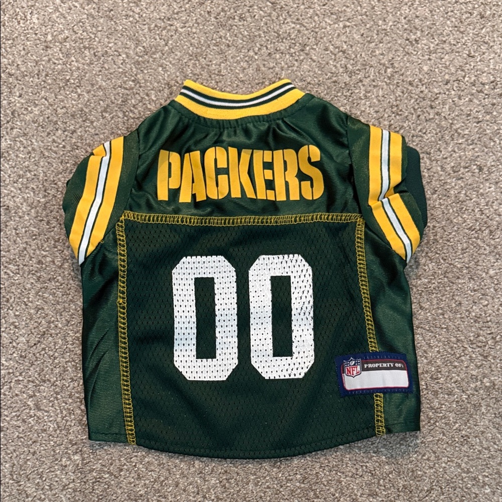 Green Bay Packers Dog Jersey